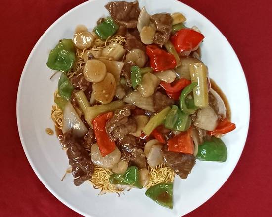 192. Satay Beef Chow Mein Noodle (沙爹牛肉麵)